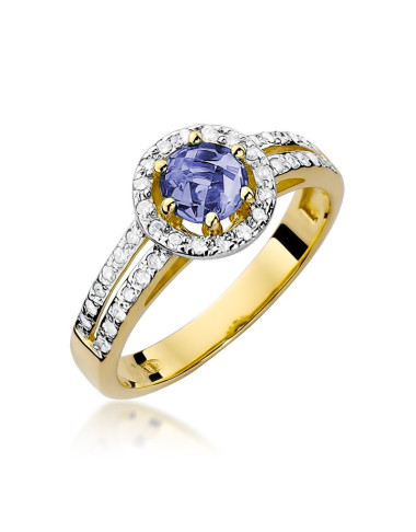 Pierścionek W087-TANZANIT