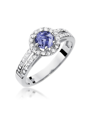 Pierścionek W087-TANZANIT