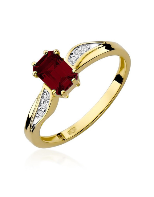 Pierścionek W094-GRANAT