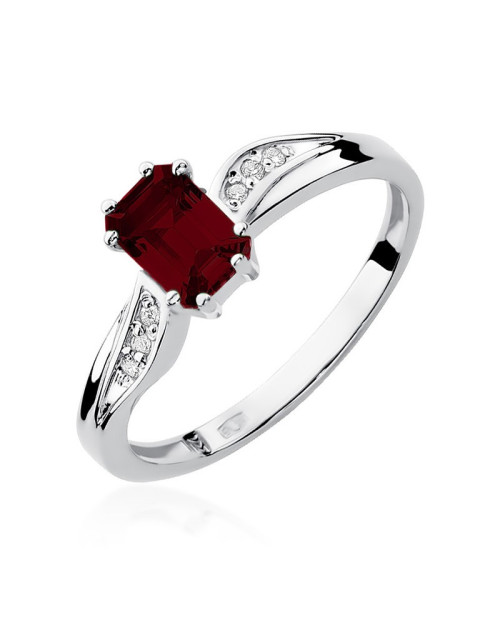 Pierścionek W094-GRANAT