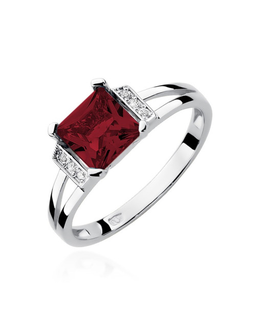 Pierścionek W103-GRANAT