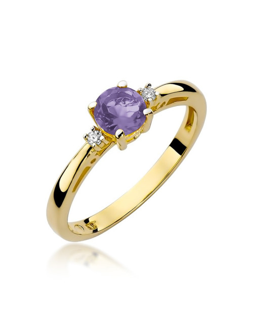 Pierścionek W010-AMETYST