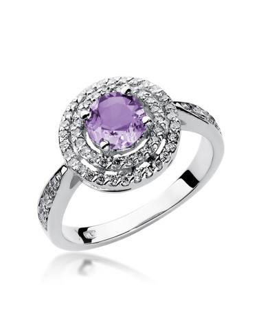 Pierścionek W274-AMETYST