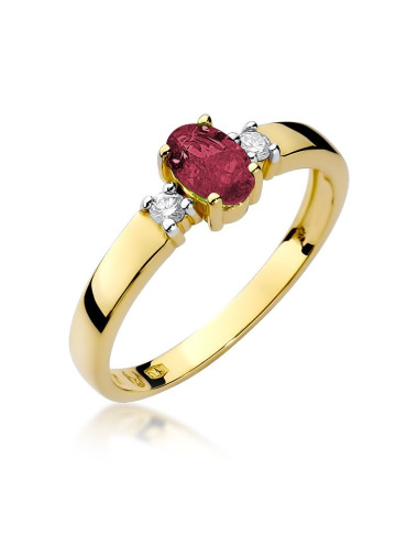 Pierścionek W264-RUBIN