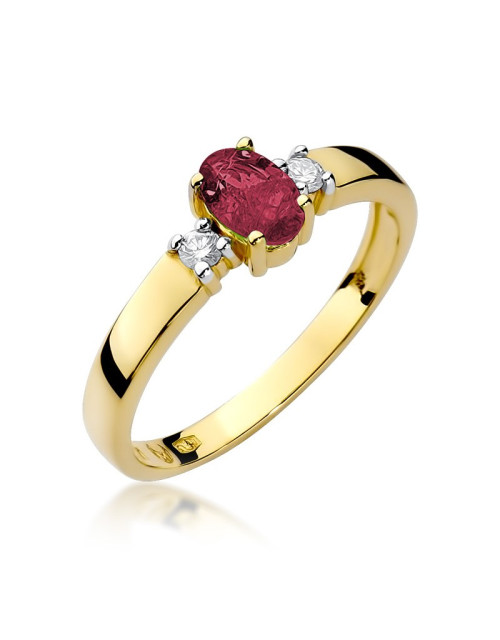 Pierścionek W264-RUBIN