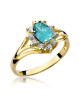 Pierścionek W037-TOPAZ