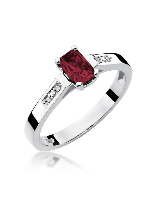 Pierścionek W078-RUBIN