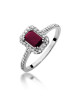 Pierścionek W403-RUBIN