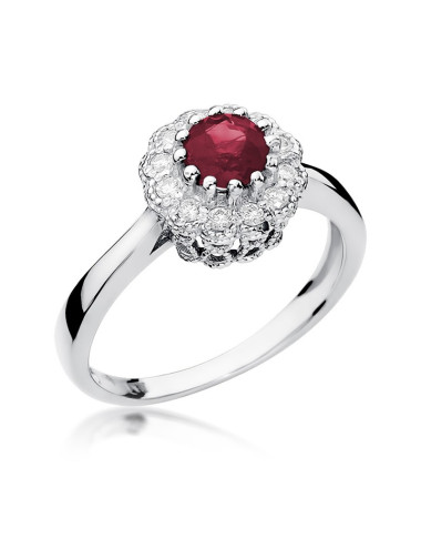 Pierścionek W284-RUBIN