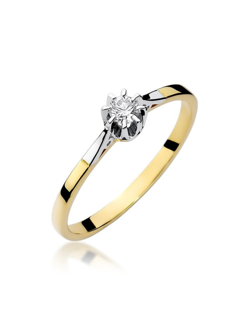Pierścionek W209-0,10ct