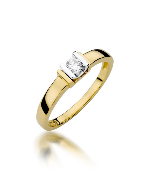 Pierścionek W343-0,10ct