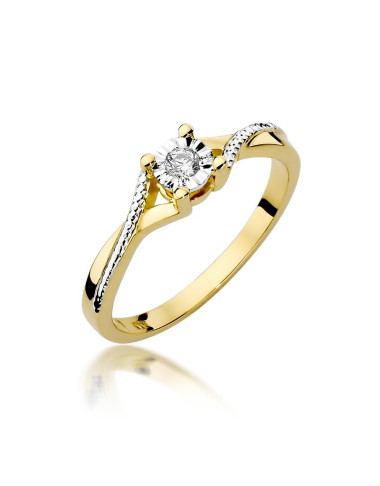 Pierścionek W361-0,08ct