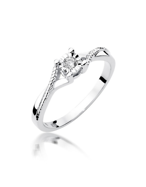Pierścionek W361-0,08ct