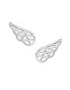 Srebrne (925) kolczyki skrzydła