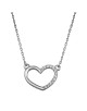 Srebrny naszyjnik serce z cyrkoniami  pr.925