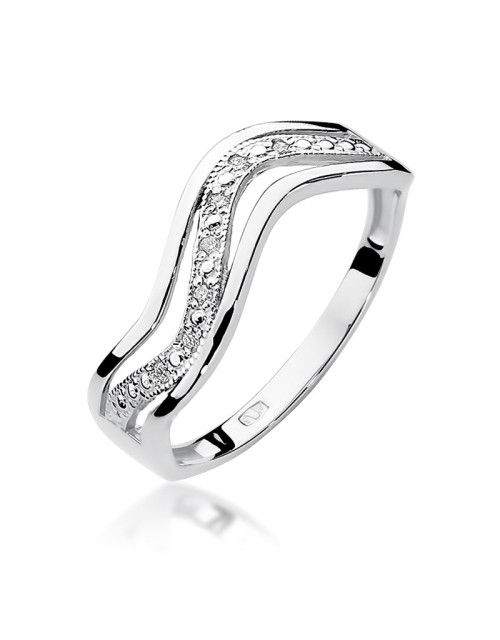 Pierścionek W116-0,06ct