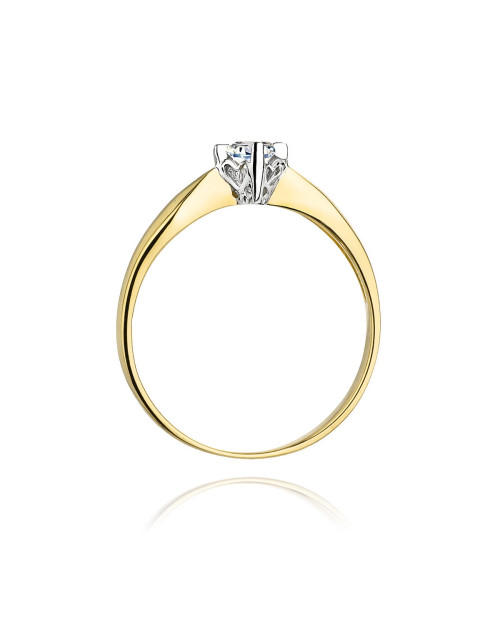 Pierścionek W171-0,12ct