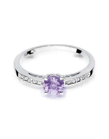 Pierścionek W066-AMETYST