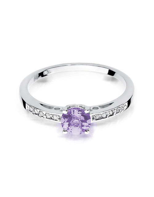 Pierścionek W066-AMETYST