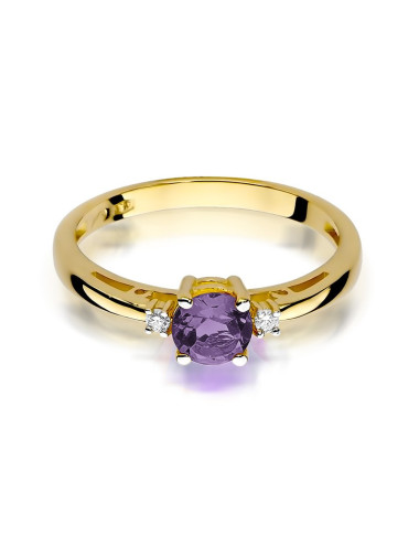 Pierścionek W010-AMETYST