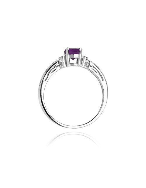 Pierścionek W014-AMETYST