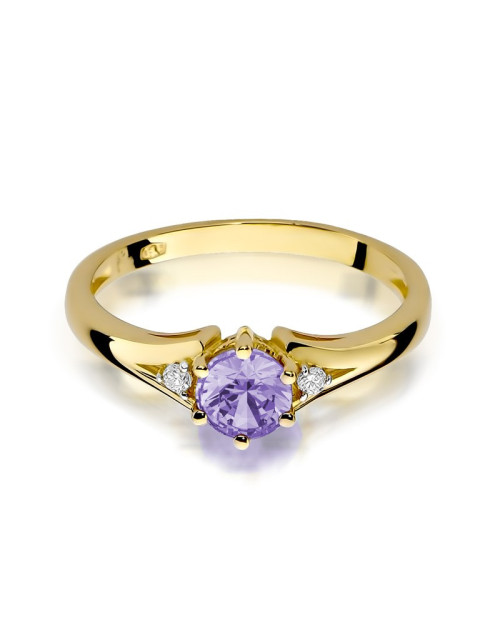 Pierścionek W076-AMETYST