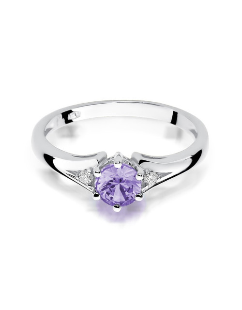 Pierścionek W076-AMETYST