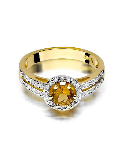 Pierścionek W087-CYTRYN