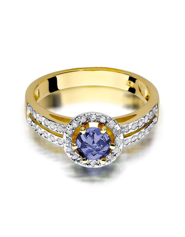 Pierścionek W087-TANZANIT