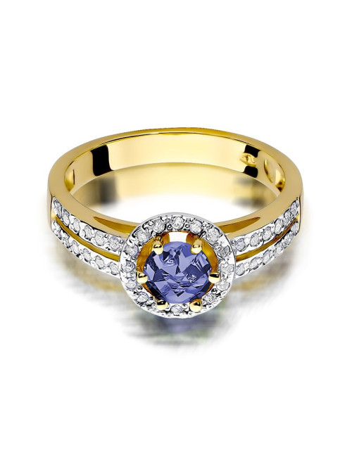 Pierścionek W087-TANZANIT