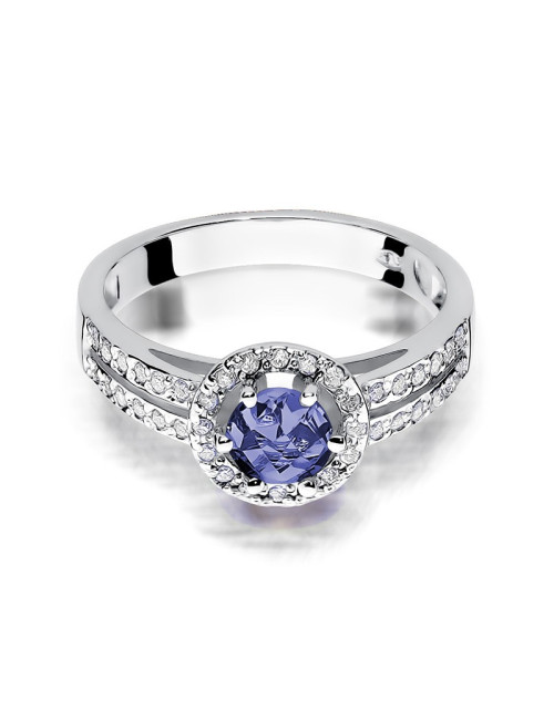 Pierścionek W087-TANZANIT