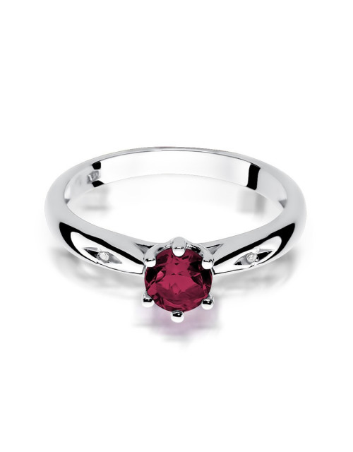 Pierścionek W074-RUBIN