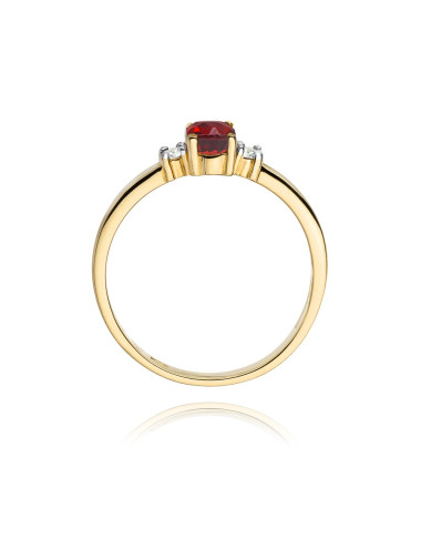 Pierścionek W264-RUBIN