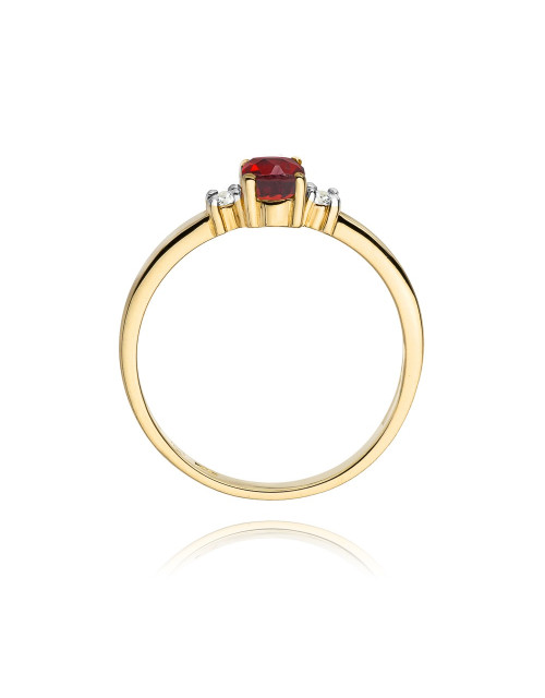 Pierścionek W264-RUBIN