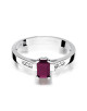 Pierścionek W078-RUBIN