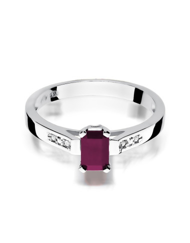 Pierścionek W078-RUBIN