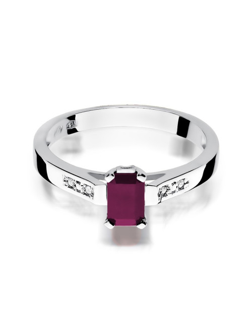 Pierścionek W078-RUBIN