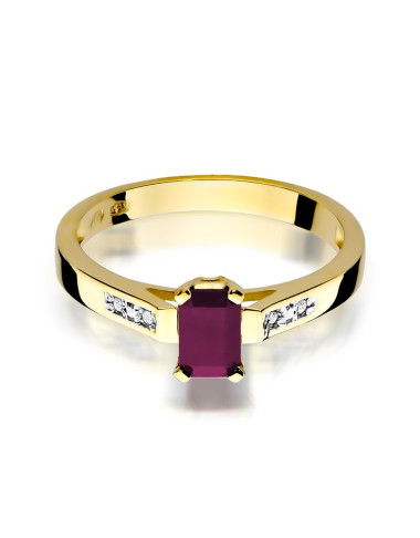 Pierścionek W078-RUBIN