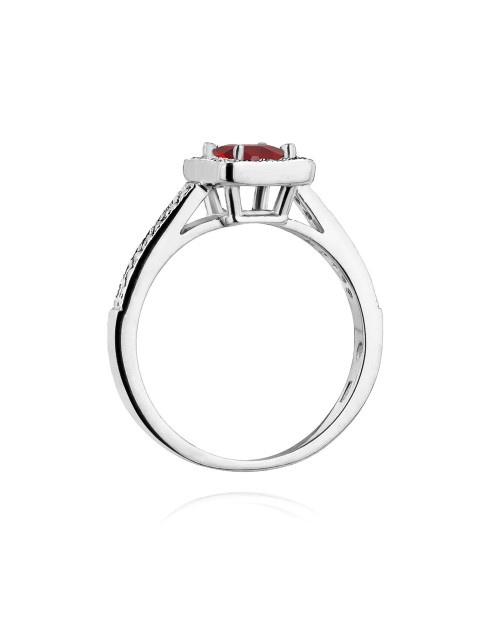 Pierścionek W403-RUBIN