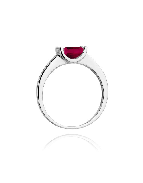 Pierścionek W105-RUBIN