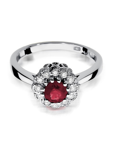 Pierścionek W284-RUBIN