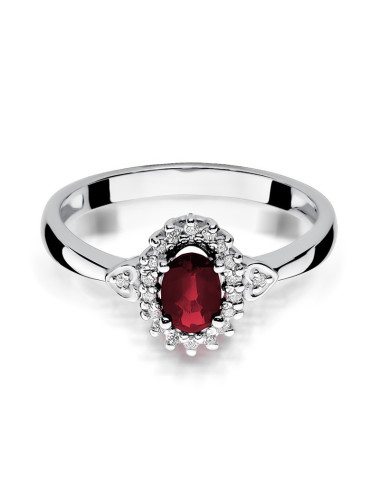 Pierścionek W312-RUBIN