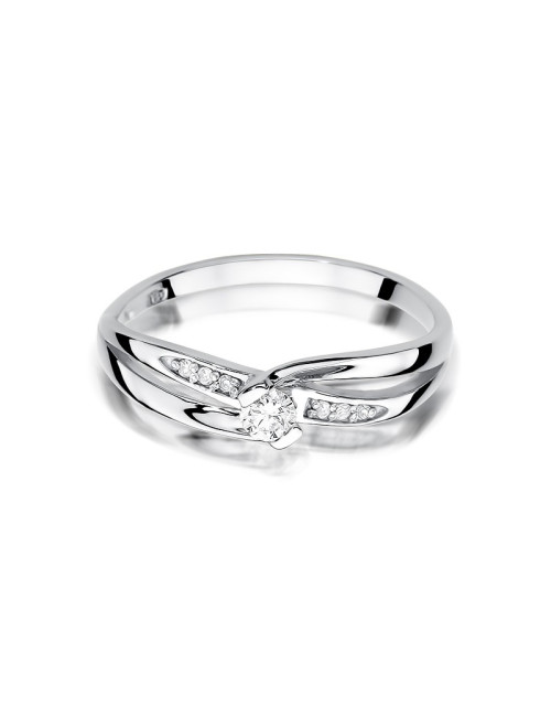 Pierścionek W415-0,13ct