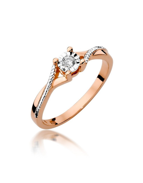 Pierścionek W361-0,08ct