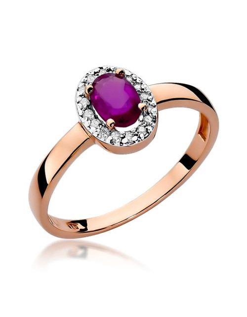 Pierścionek W330-RUBIN