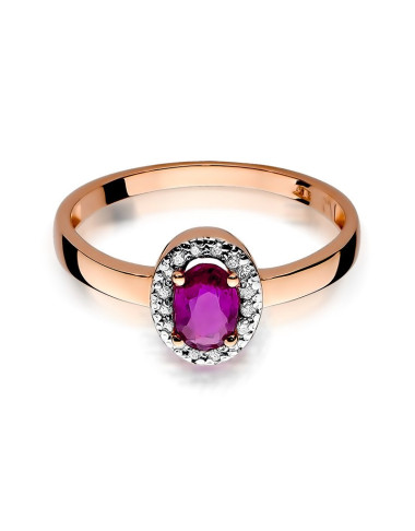 Pierścionek W330-RUBIN