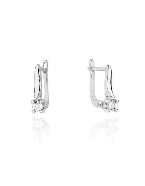 KOLCZYKI KO-65B 0,02CT