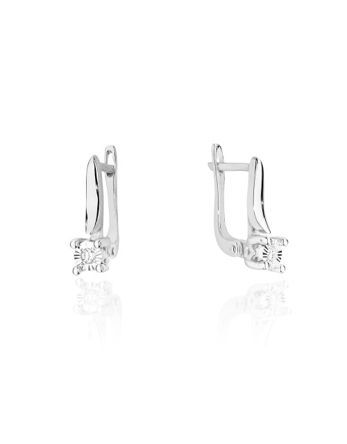 KOLCZYKI KO-65B 0,06CT