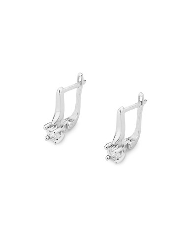 KOLCZYKI KO-65B 0,06CT