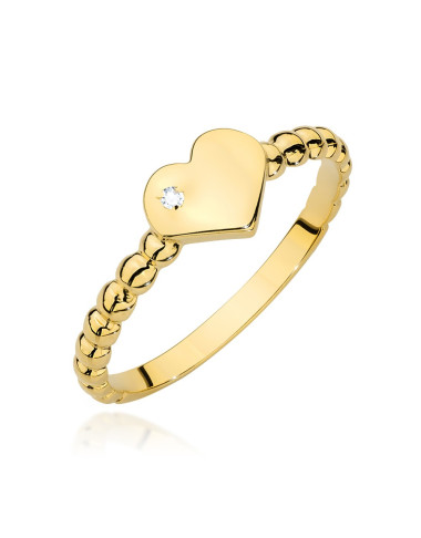 PIERŚCIONEK BC-037 0,01CT